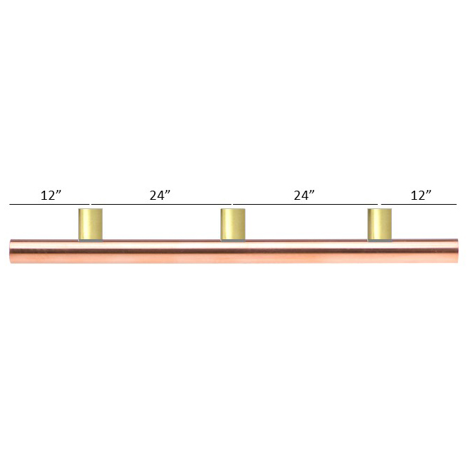 6' Copper Prefab. Mist Line 3/8"