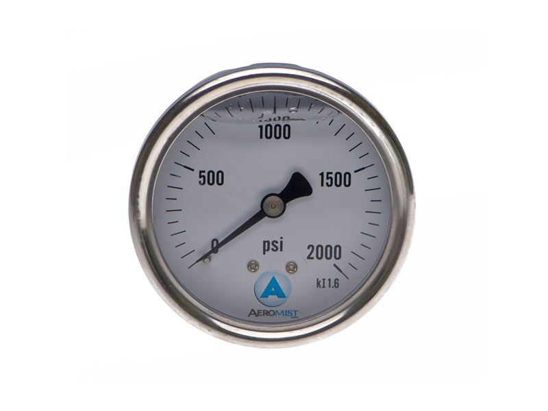 Liquid Filled Gauge 0-2000 PSI 1-1/2"