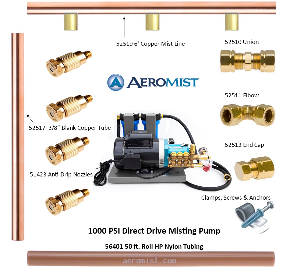 1000 PSI Misting Kit