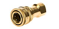 [28100] 1/4" Female Disconnect - Brass