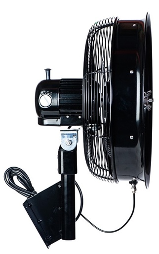 [68026-BK] 24" Oscillating Misting Fan (Black) With 5 Nozzle Hub