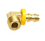 [26056] Lock-On Hose Barb Elbow 1/2" Hose ID x 3/8" MNPT